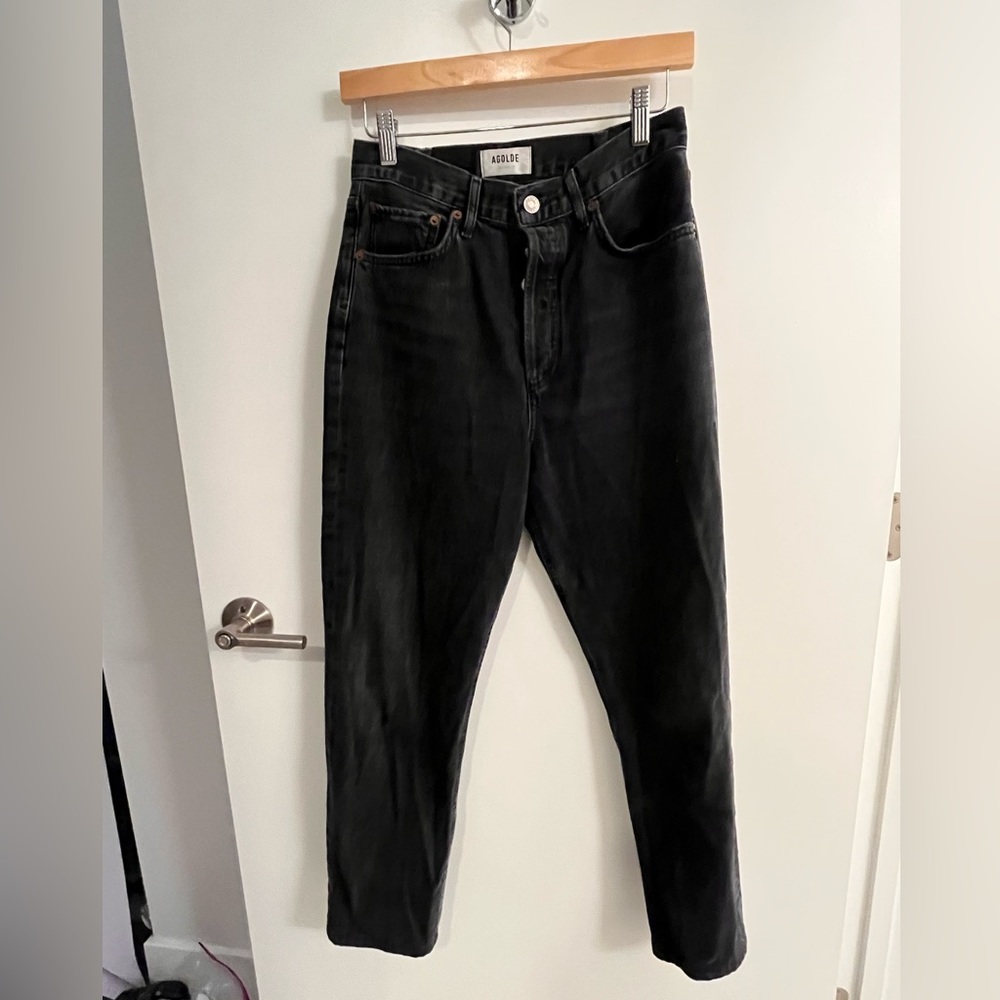 Agolde 90s pinchwaist black jeans
